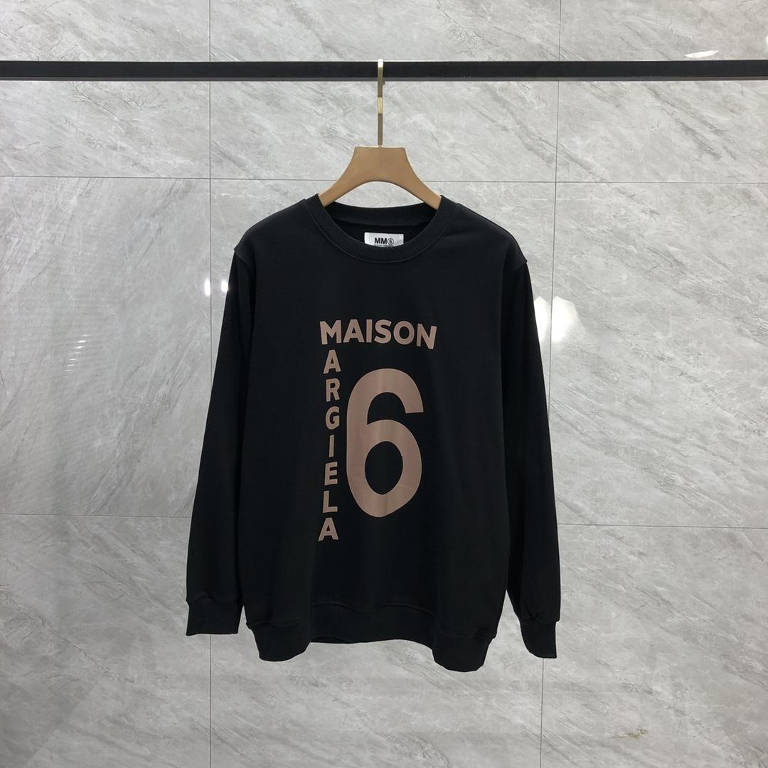 MM6 Maison Margiela Logo Oversized Sweatshirt - FashionPlug