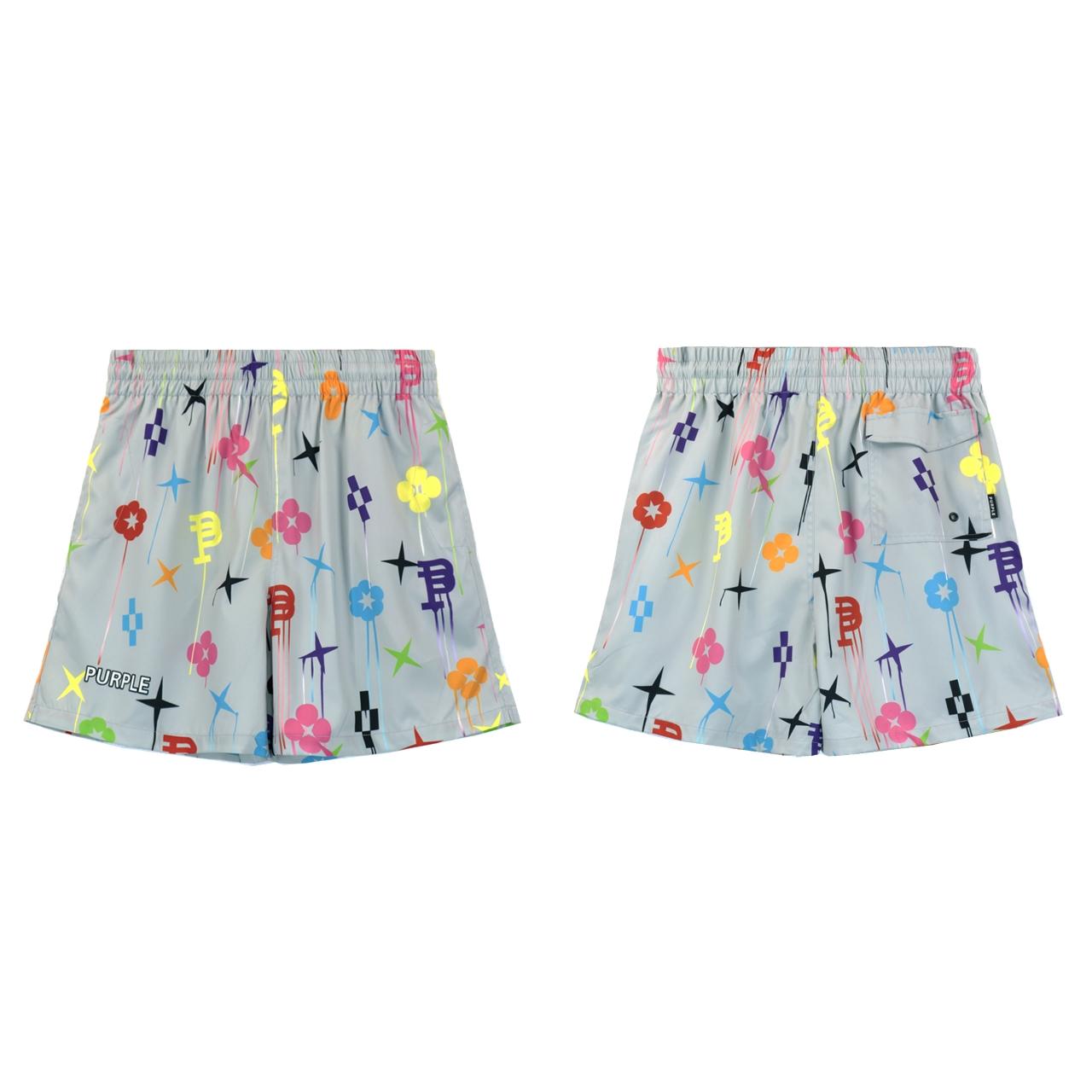 Purple-Brand All Around Short 'All Over Print' - FashionPlug