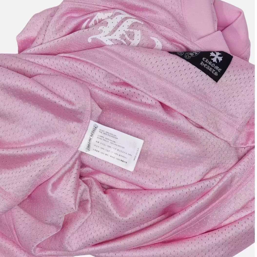 Chrome Heart Jersey Pink Long Sleeve - FashionPlug