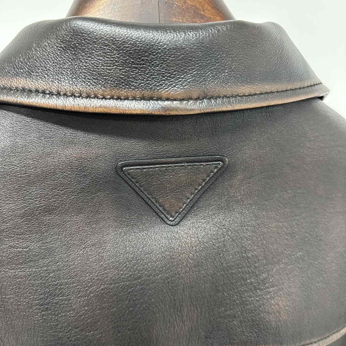 Prada Leather Jacket - FashionPlug