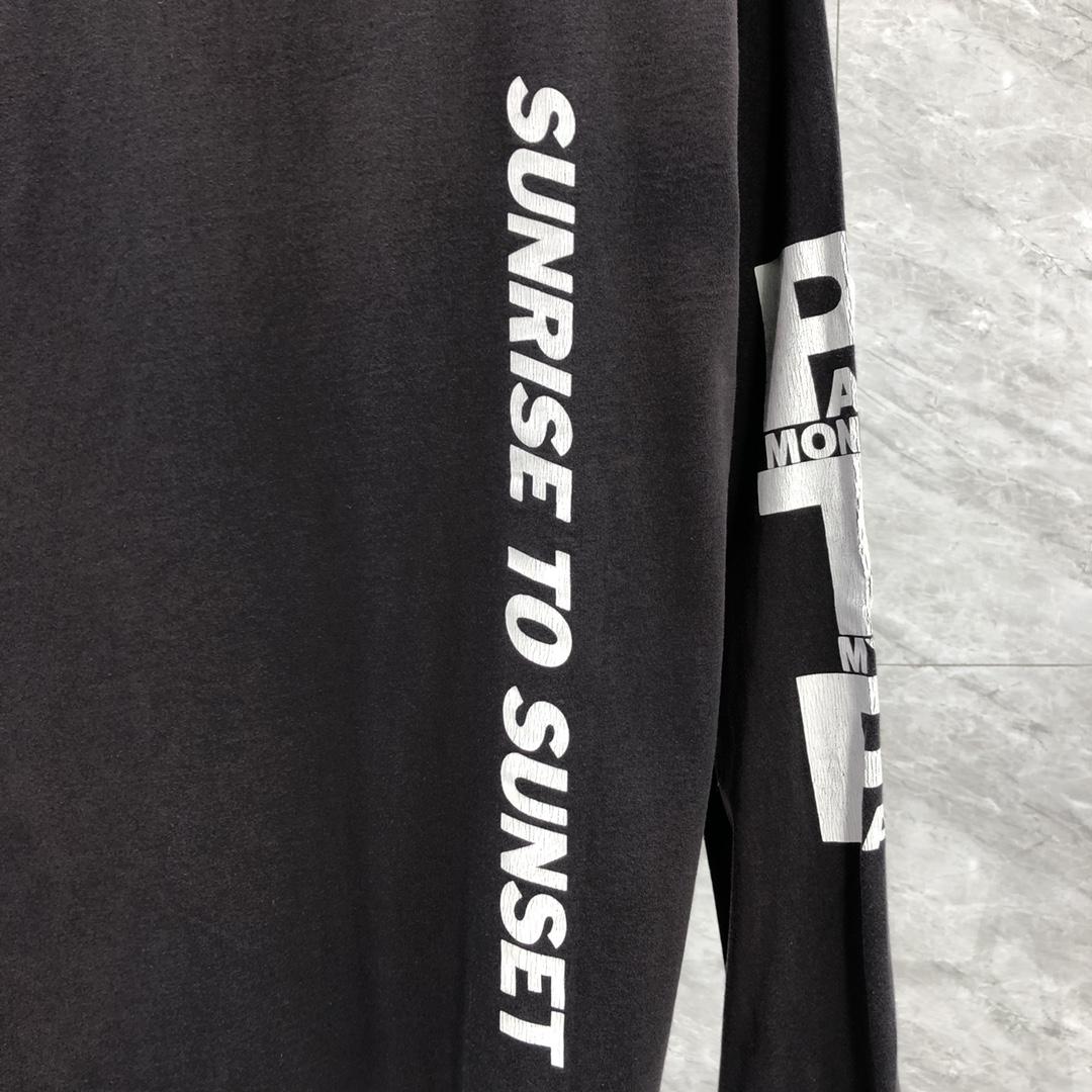 Saint Michael x Pay Money To My Pain Long Sleeve Tee Black - FashionPlug