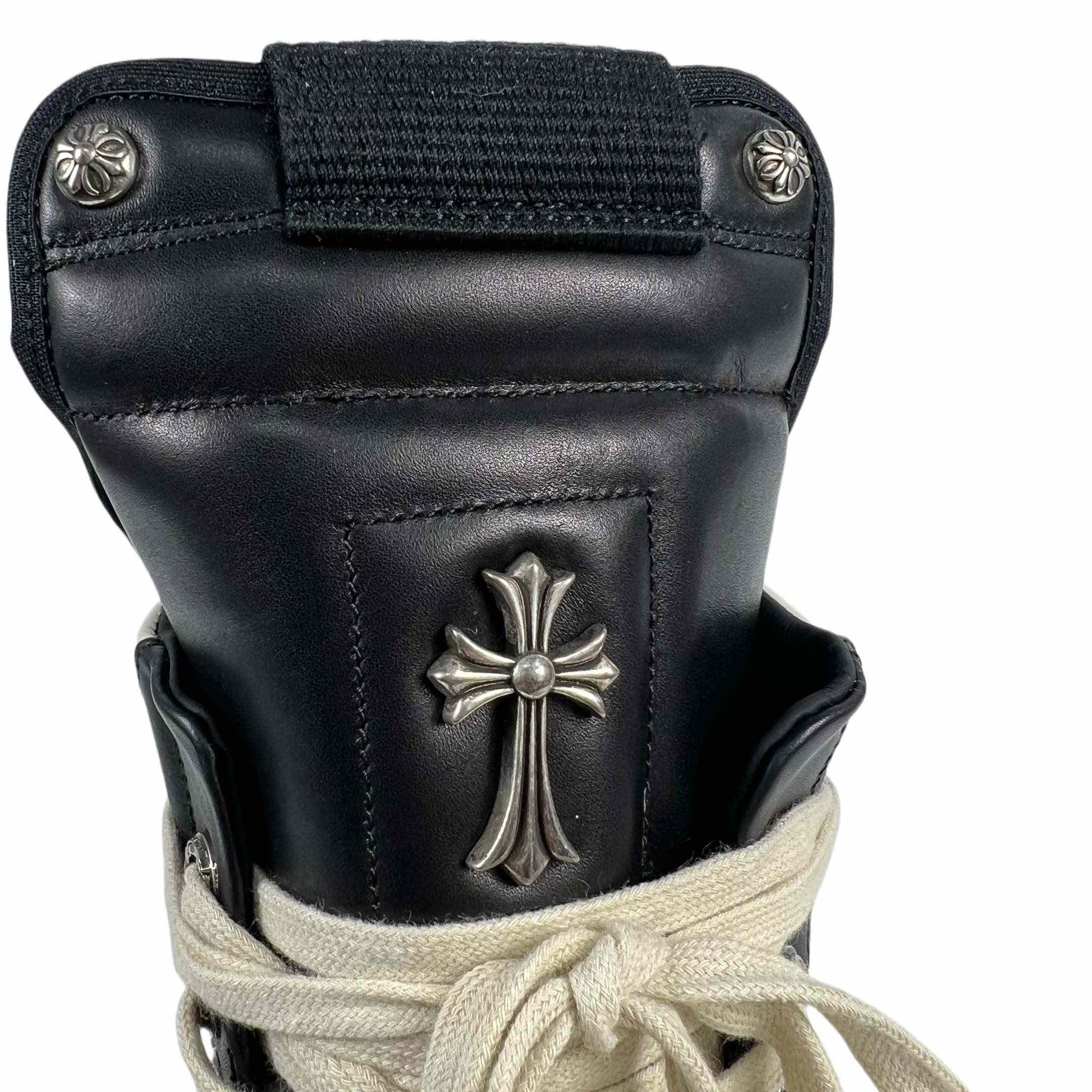 Chrome Hearts x Rick Owens Geobasket High 'Black' - FashionPlug