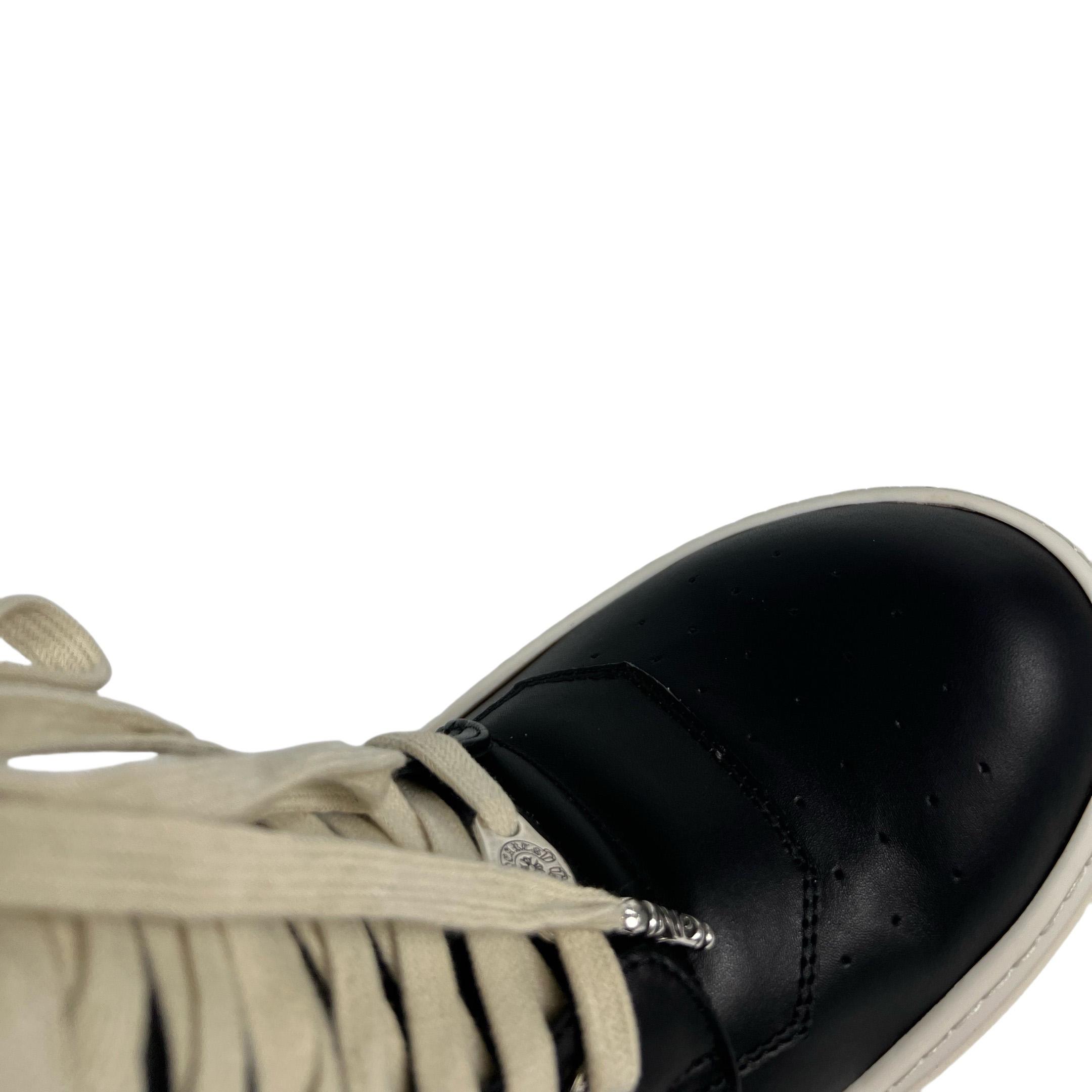 Chrome Hearts x Rick Owens Geobasket High 'Black' - FashionPlug
