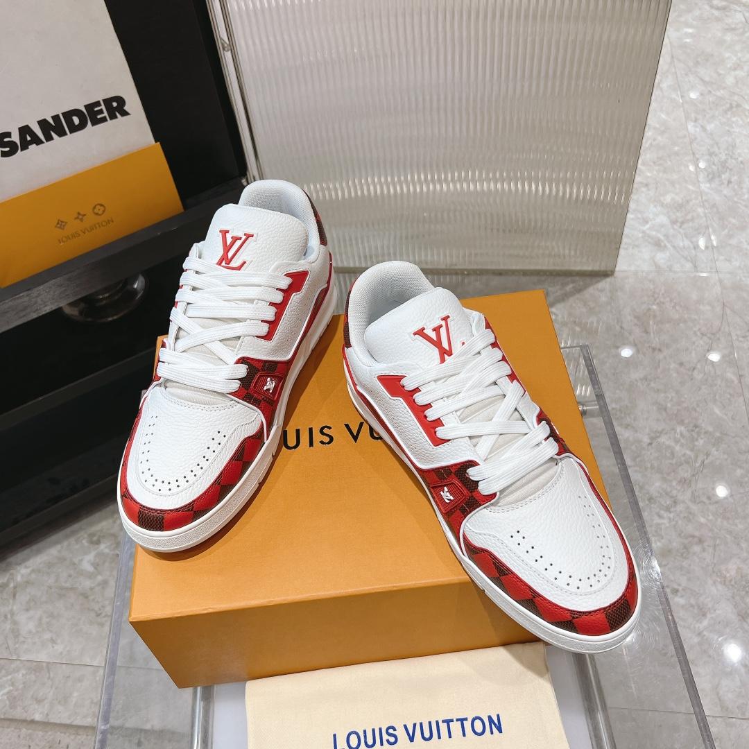 Louis Vuitton LV Trainer Sneaker    - FashionPlug