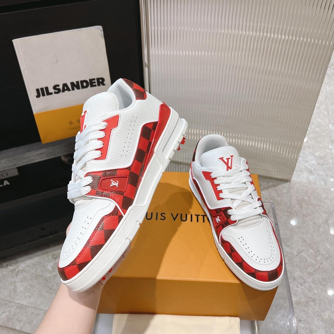 Louis Vuitton LV Trainer Sneaker    - FashionPlug