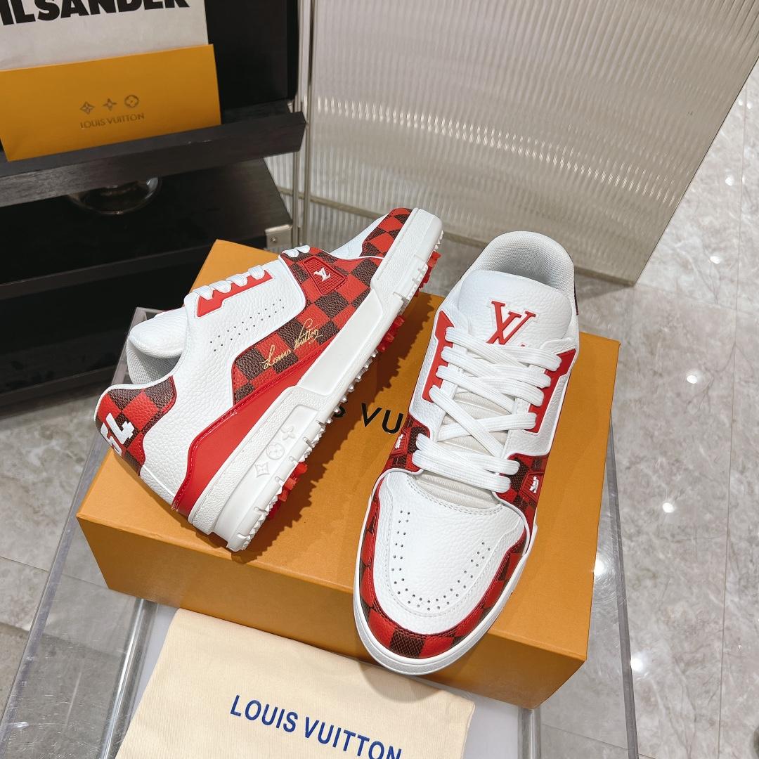 Louis Vuitton LV Trainer Sneaker    - FashionPlug