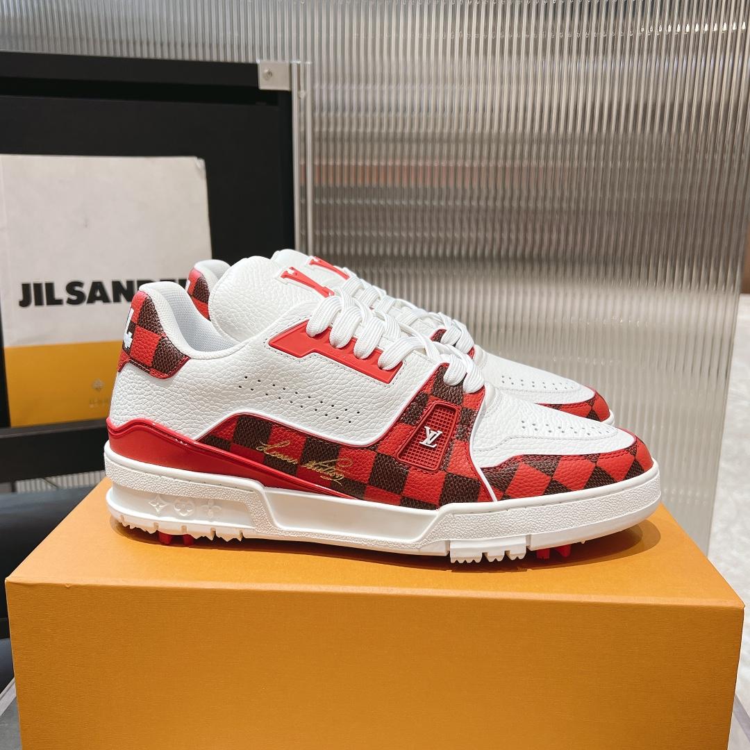 Louis Vuitton LV Trainer Sneaker    - FashionPlug