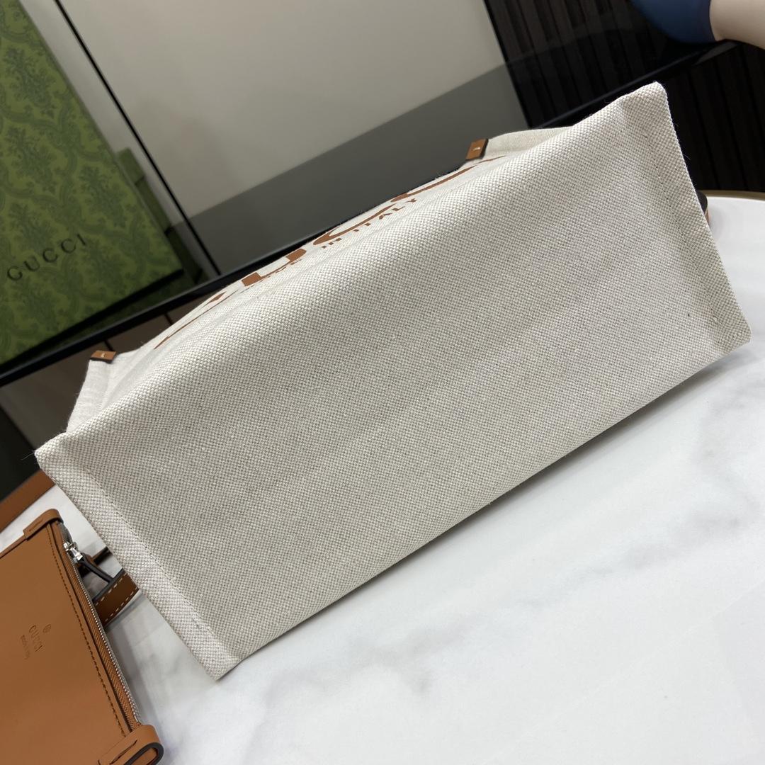 Gucci Mini Tote Bag With Gucci Print - FashionPlug