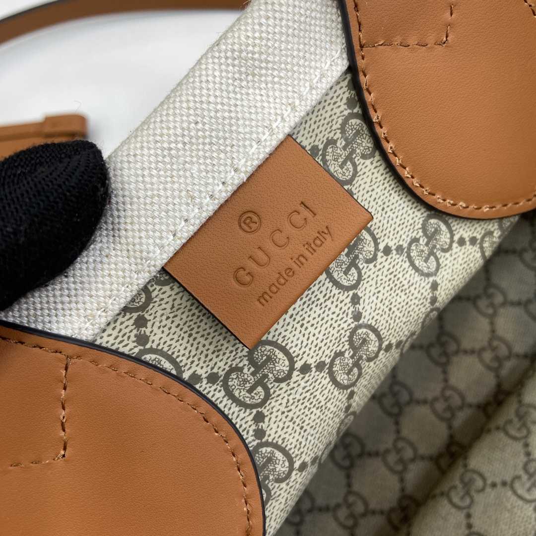 Gucci Mini Tote Bag With Gucci Print - FashionPlug