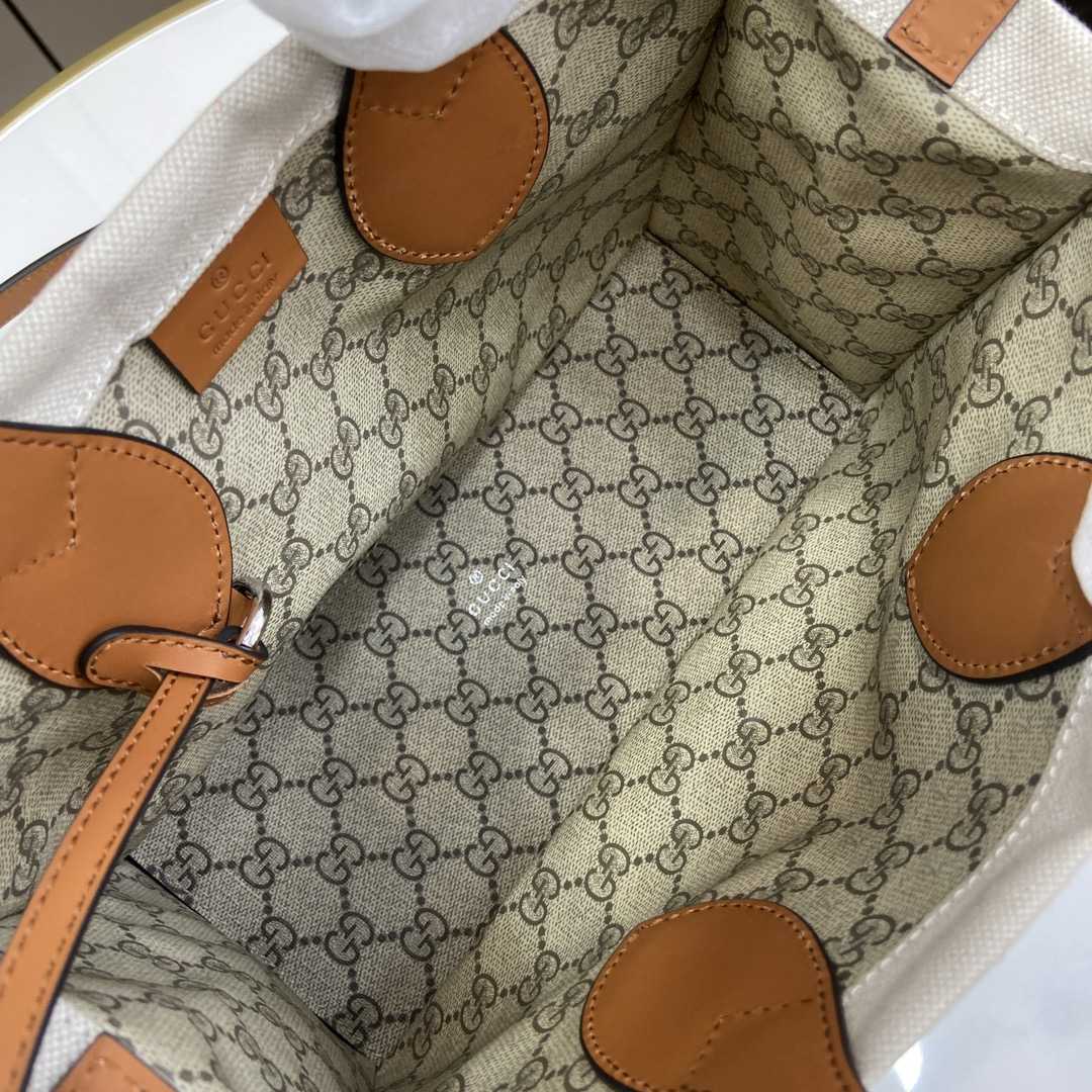 Gucci Mini Tote Bag With Gucci Print - FashionPlug