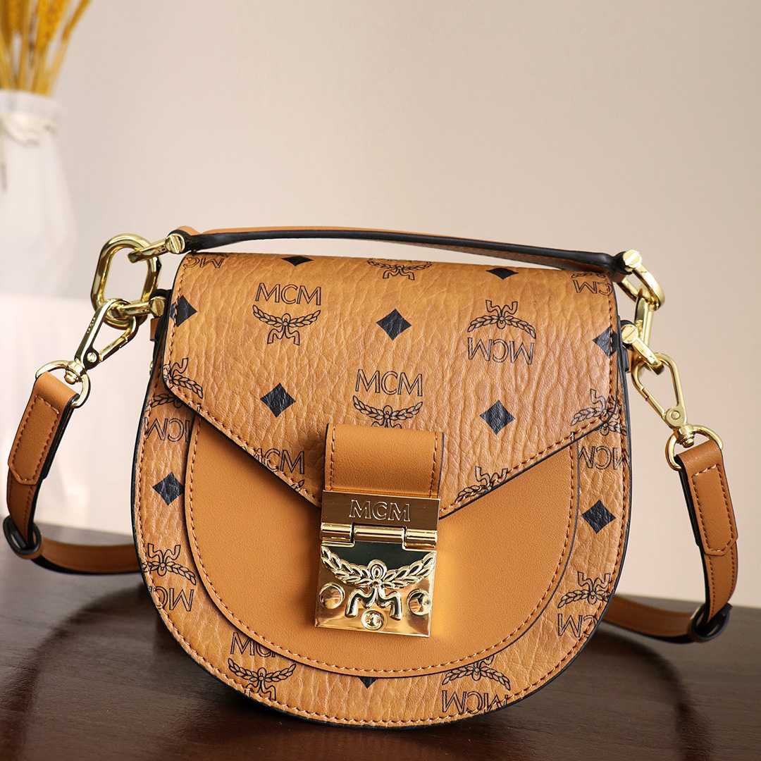 MCM Tracy Shoulder Bag  (18-18-7cm) - FashionPlug