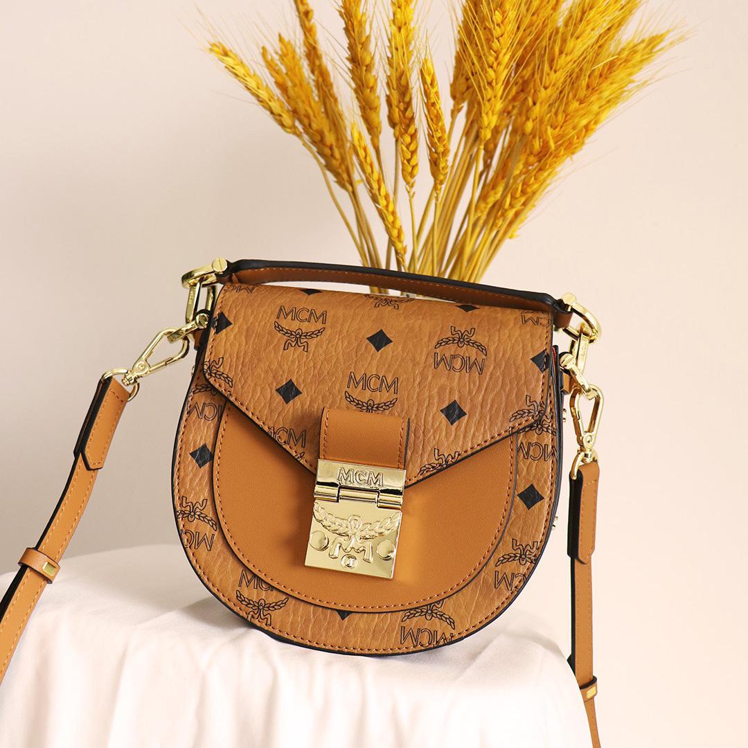 MCM Tracy Shoulder Bag  (18-18-7cm) - FashionPlug