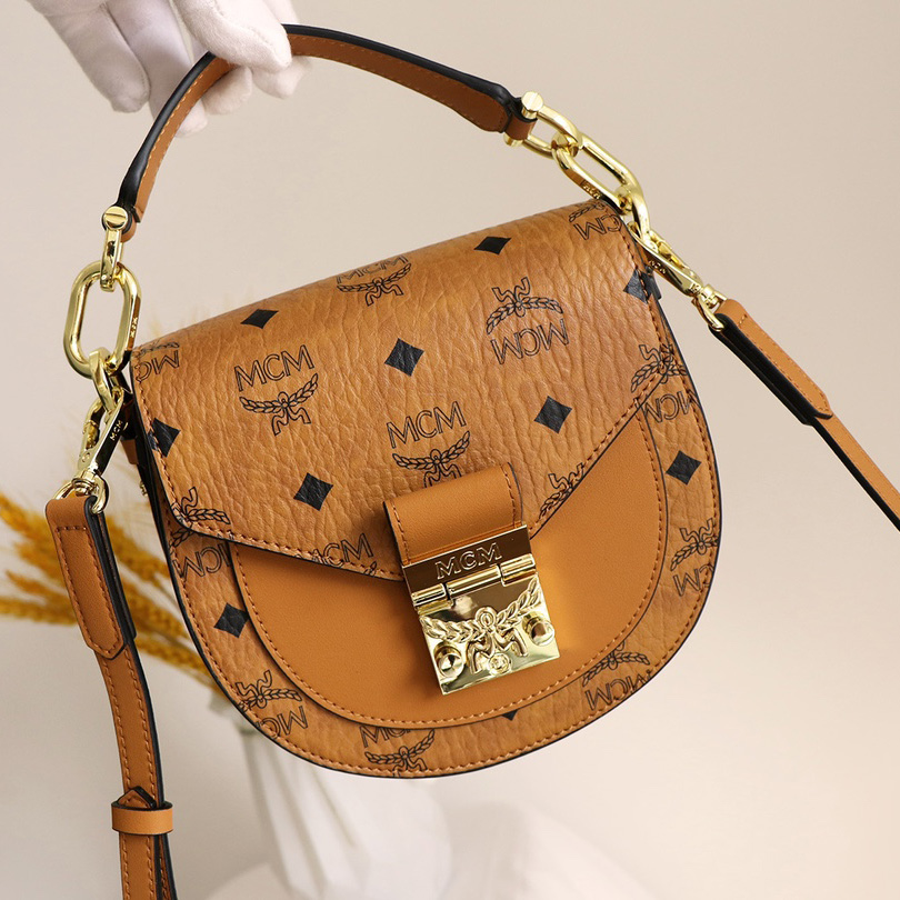 MCM Tracy Shoulder Bag  (18-18-7cm) - FashionPlug