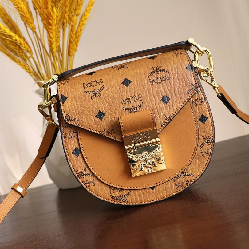 MCM Tracy Shoulder Bag  (18-18-7cm) - FashionPlug