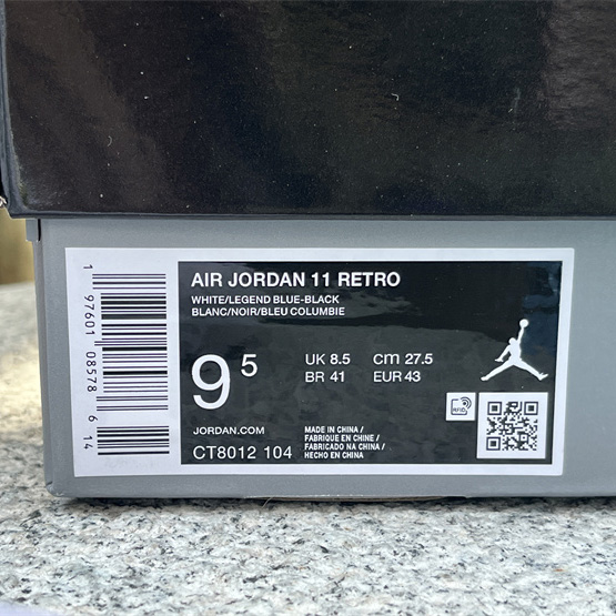 Air Jordan 11 “Columbia Sneaker   CT8012-104 - FashionPlug
