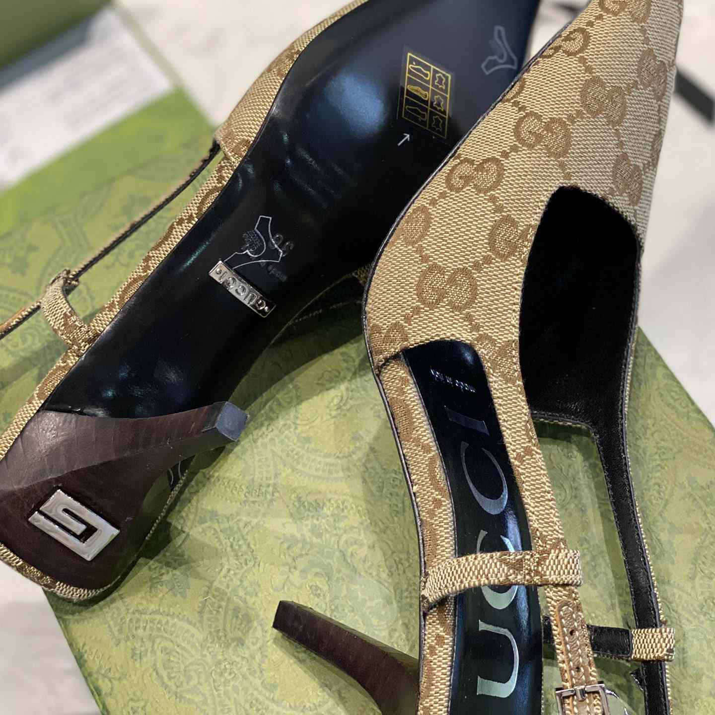 Gucci Women's GG Slingback Pump  - FashionPlug