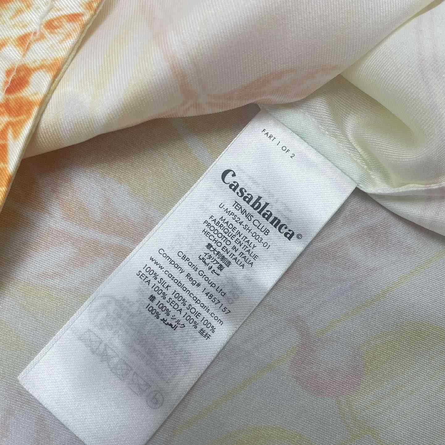 Casablanca La Monnaie Silk Shirt    CA3472 - FashionPlug