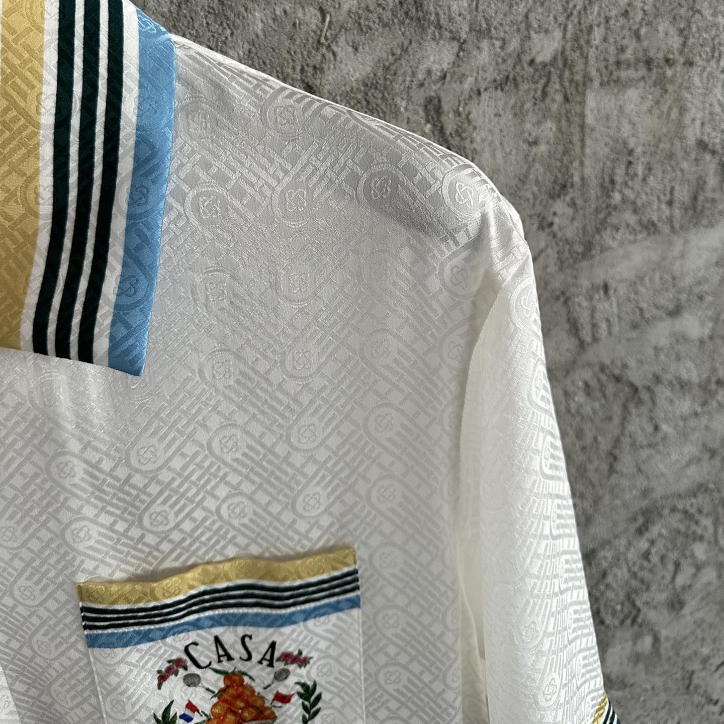 Casablanca Casa Way Shirt With Monogram - FashionPlug