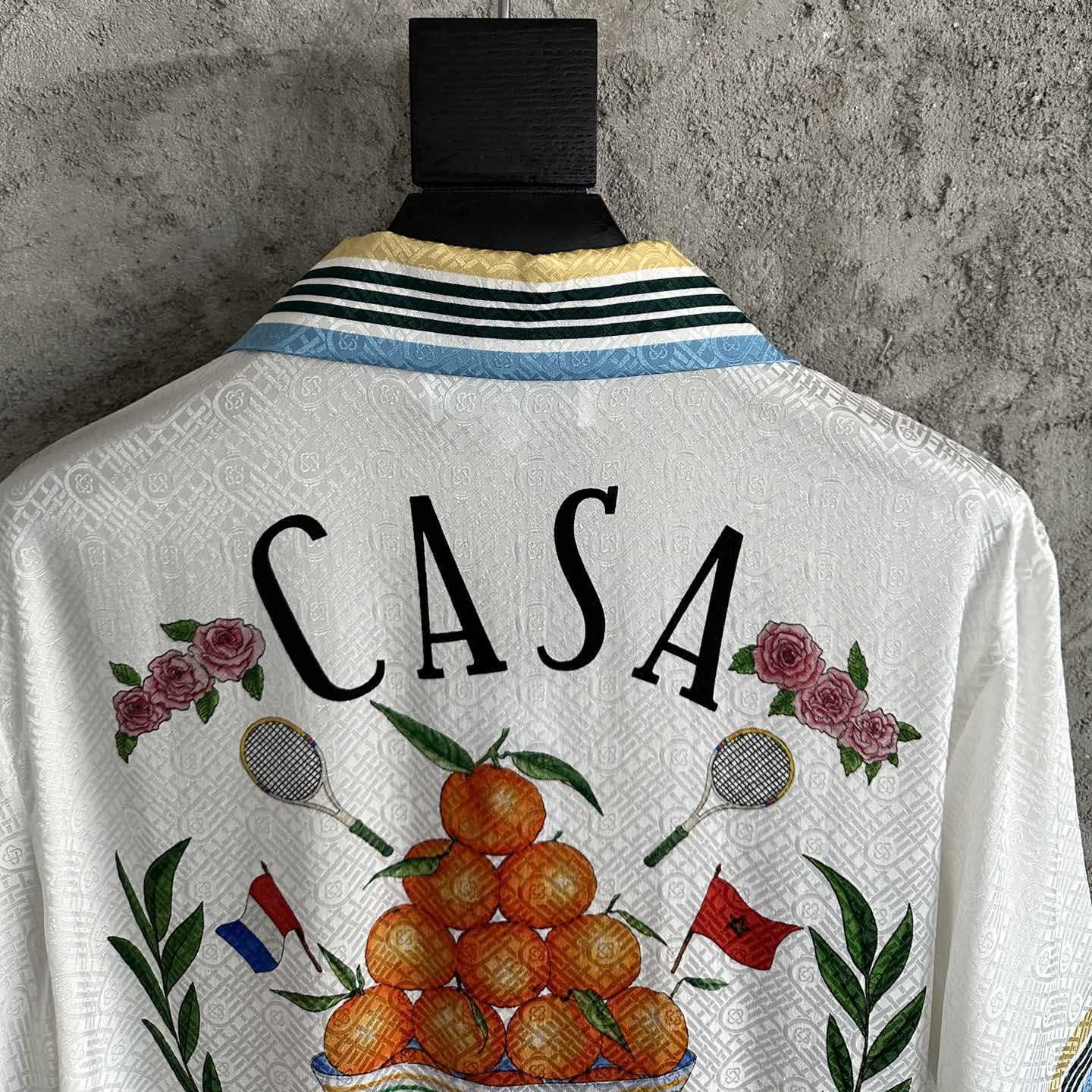 Casablanca Casa Way Shirt With Monogram - FashionPlug