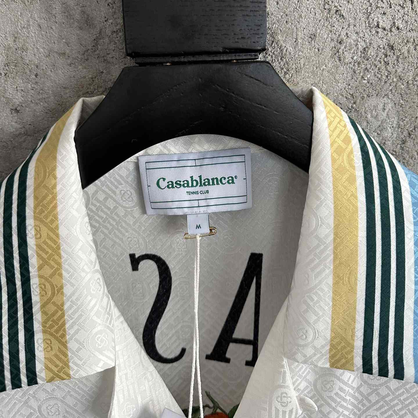 Casablanca Casa Way Shirt With Monogram - FashionPlug