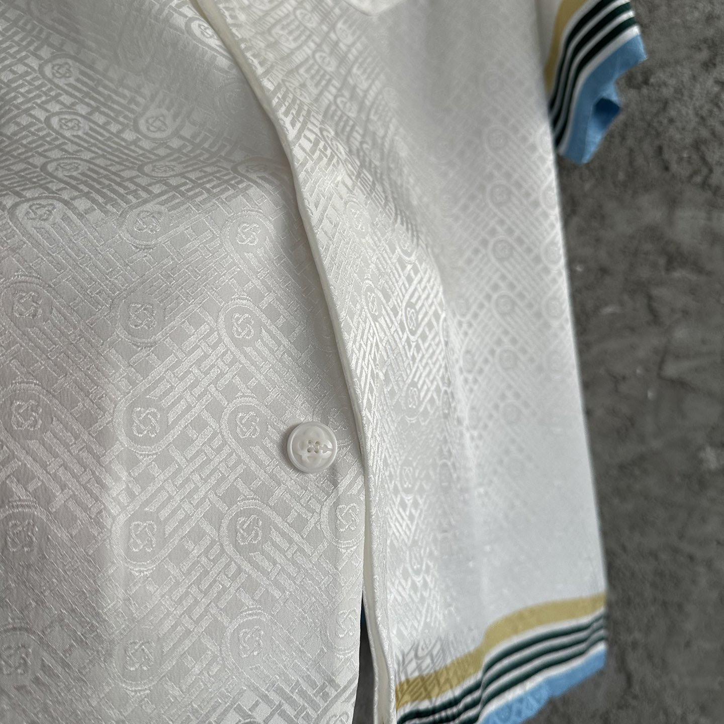 Casablanca Casa Way Shirt With Monogram - FashionPlug