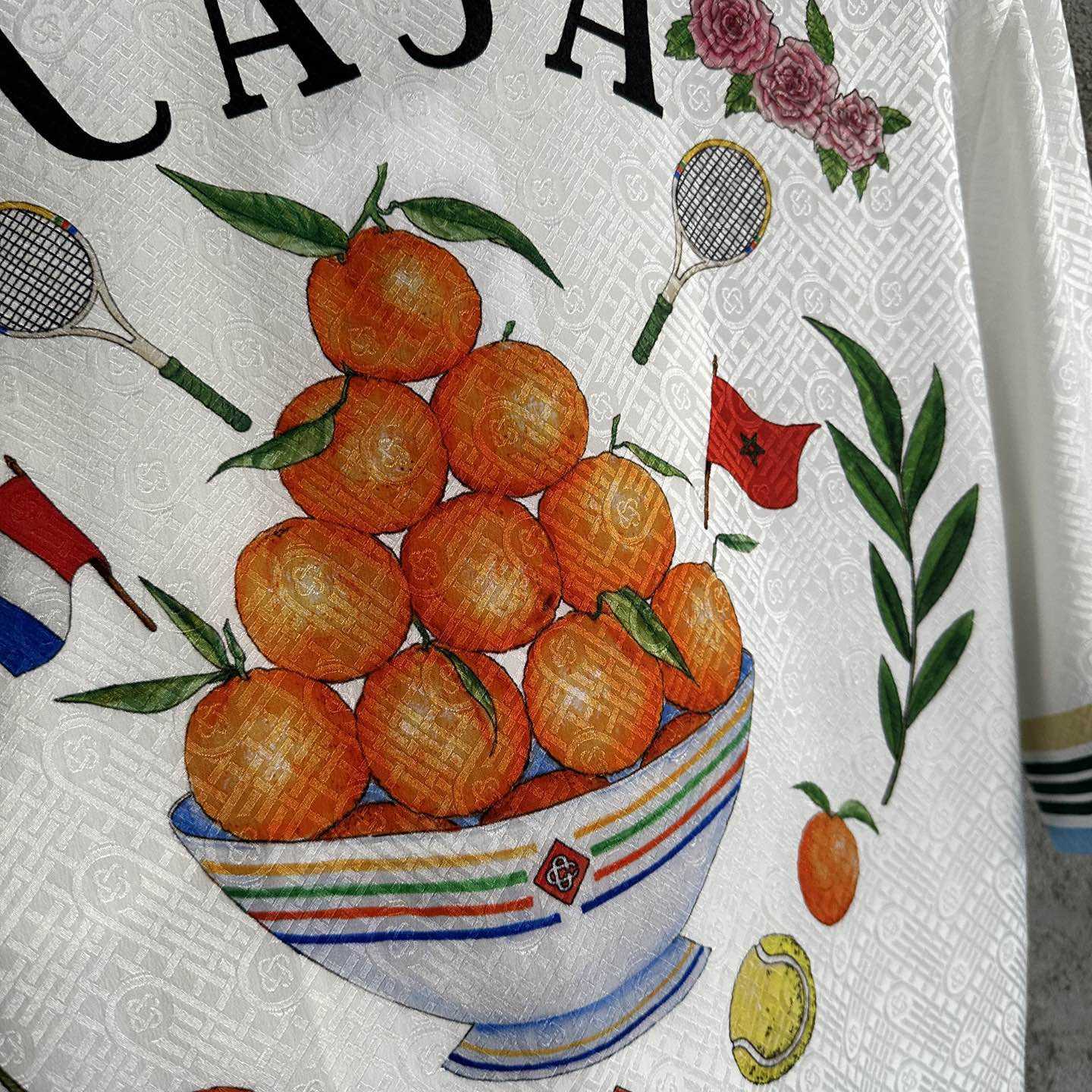 Casablanca Casa Way Shirt With Monogram - FashionPlug