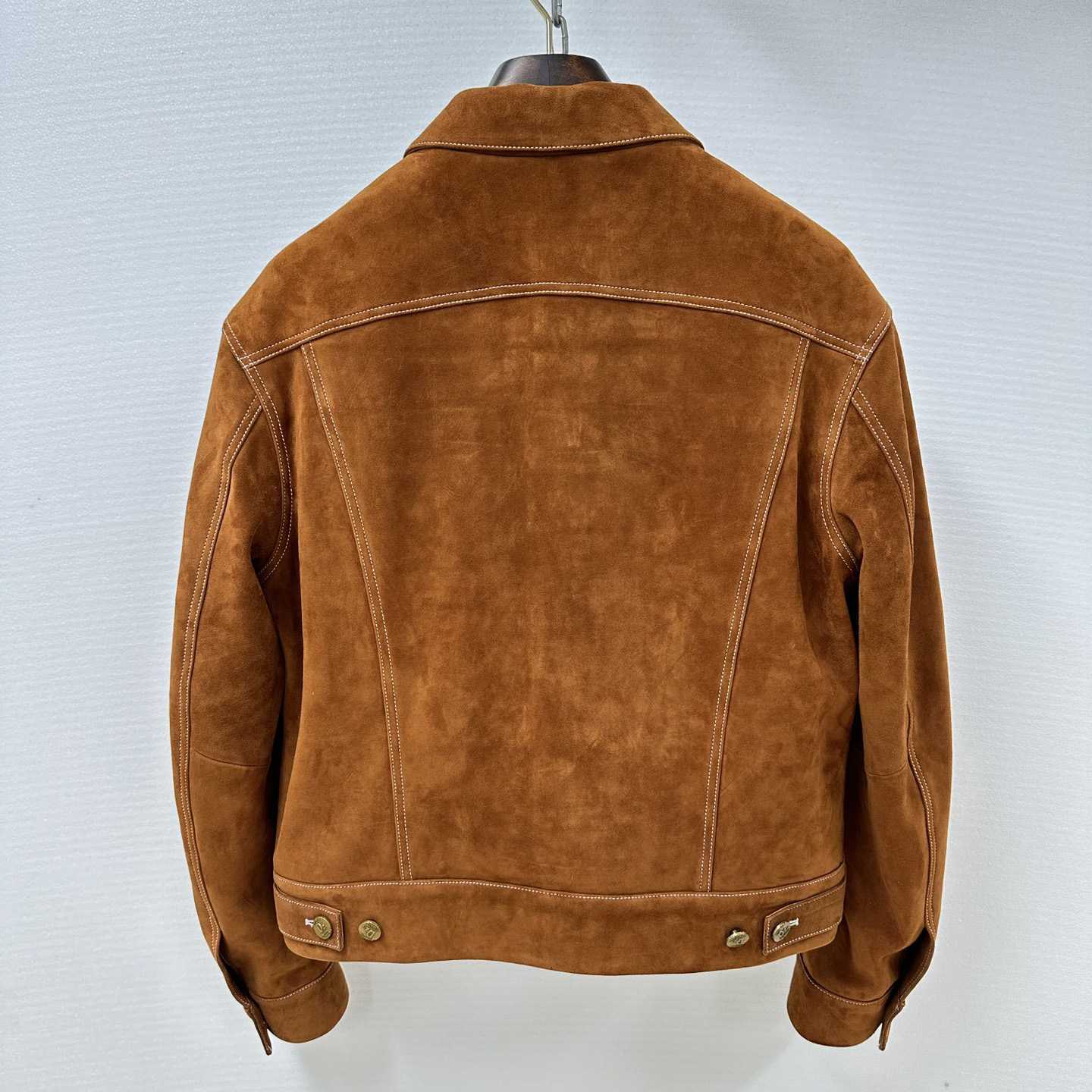 Dsquared2 Leather L.A. Jean Jacket - FashionPlug