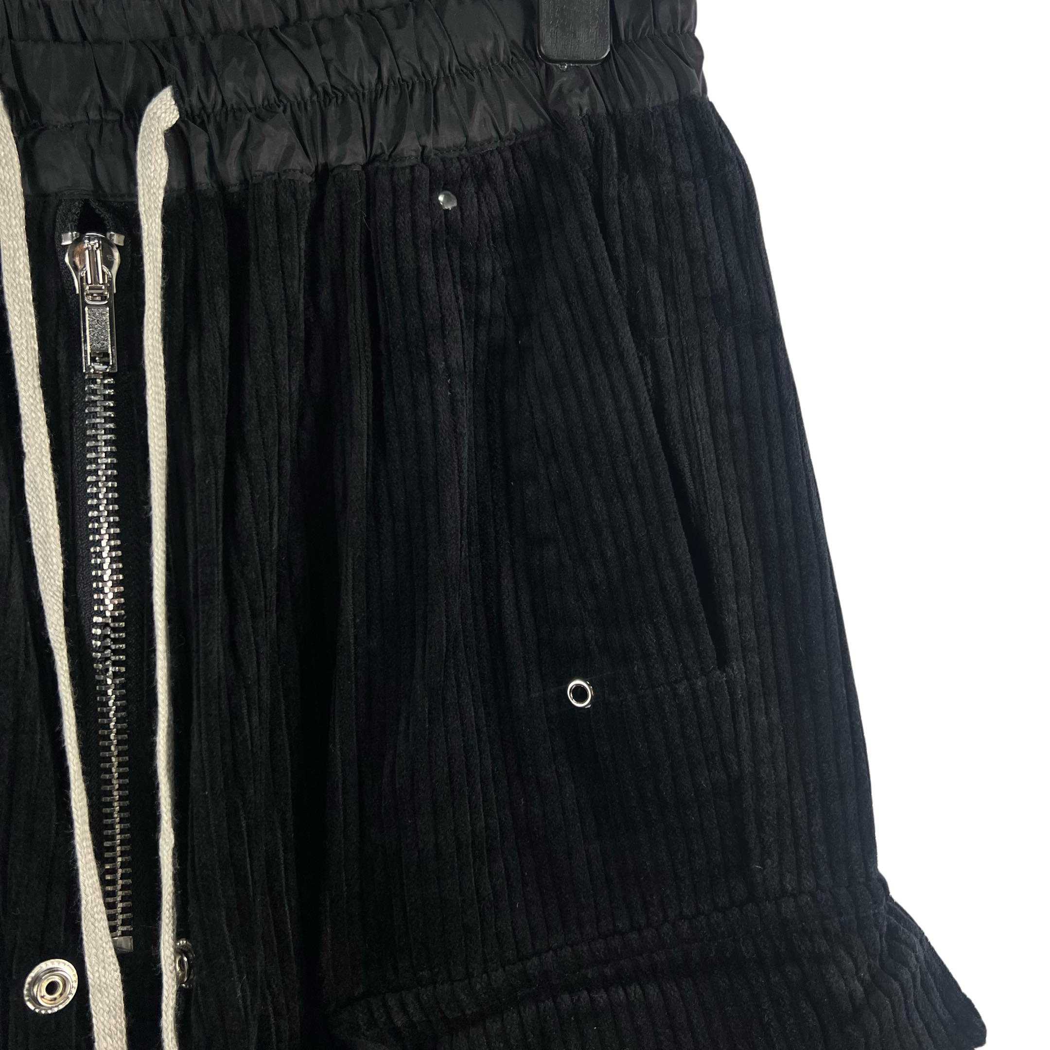 Rick Owens Black Double Jumbo Belas Cargo Pants - FashionPlug