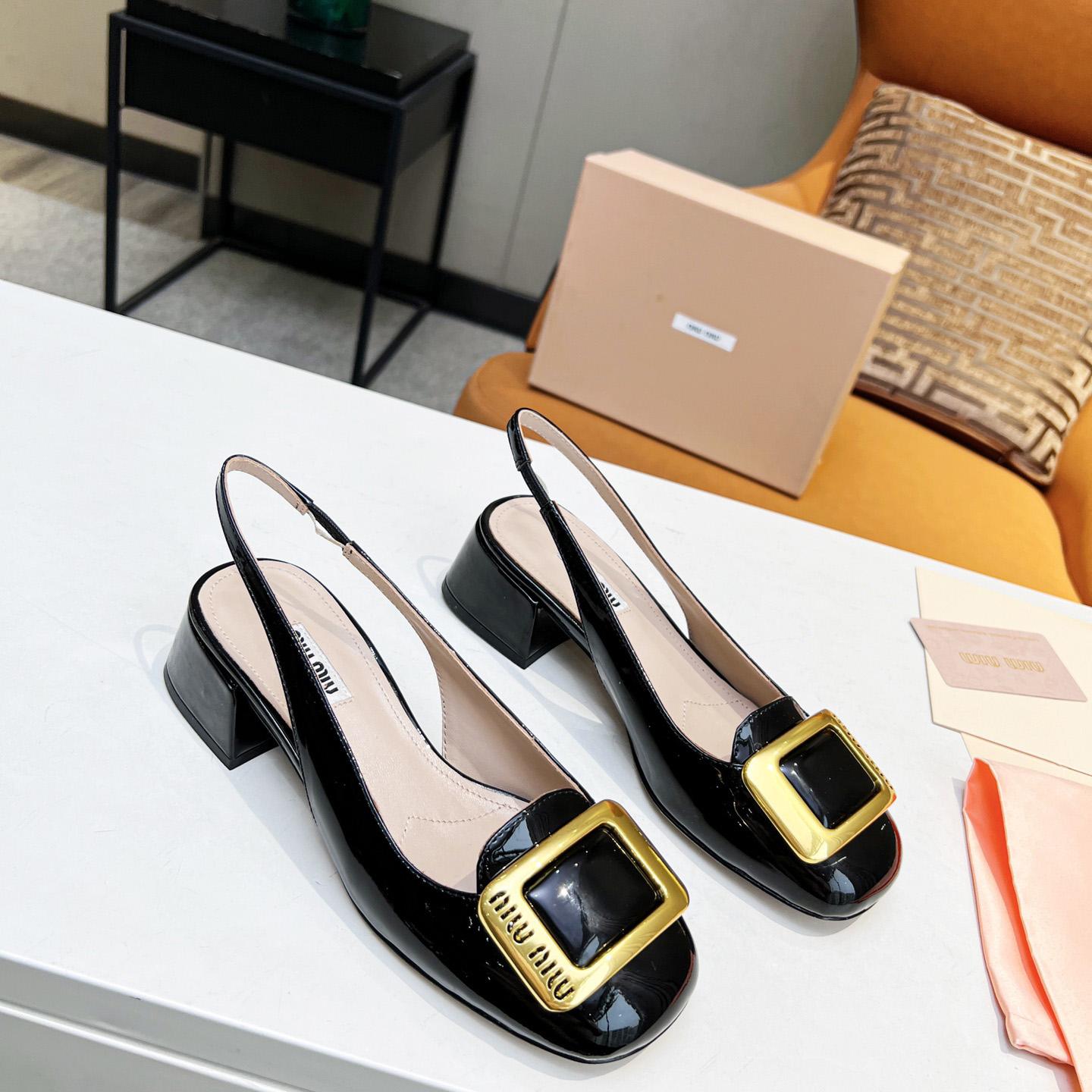 Miu Miu Patent Leather Pumps - FashionPlug