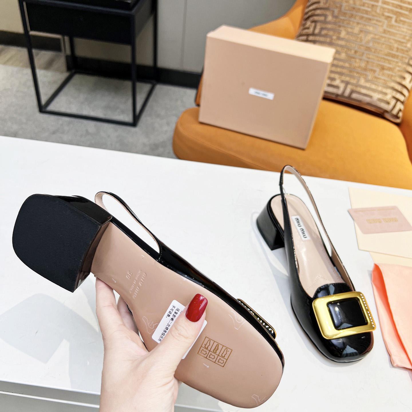 Miu Miu Patent Leather Pumps - FashionPlug