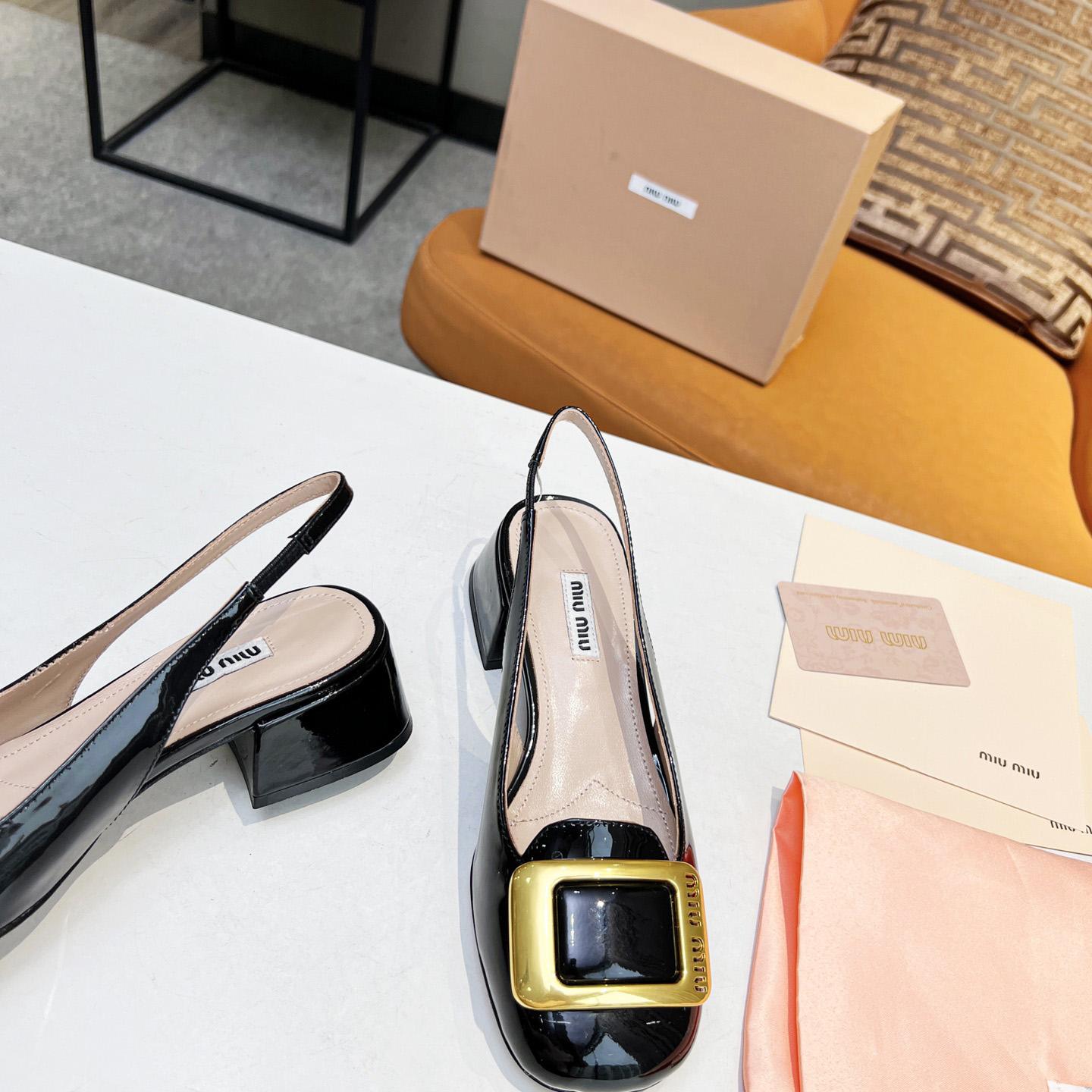 Miu Miu Patent Leather Pumps - FashionPlug
