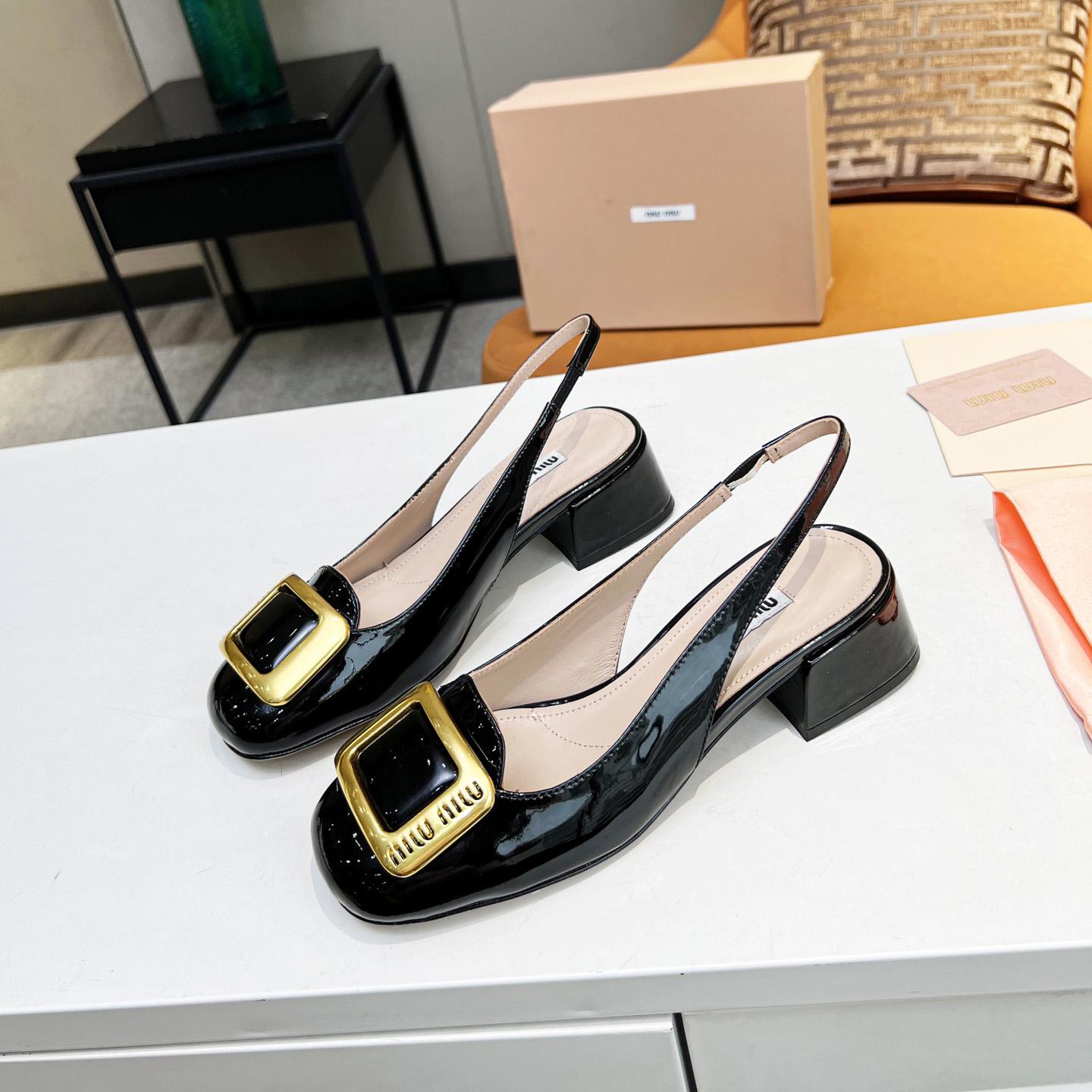 Miu Miu Patent Leather Pumps - FashionPlug