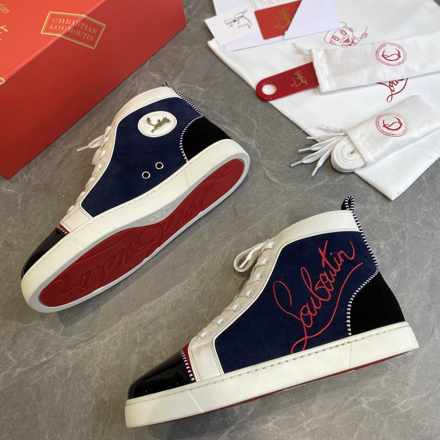 Christian Louboutin High-top Sneakers  - FashionPlug