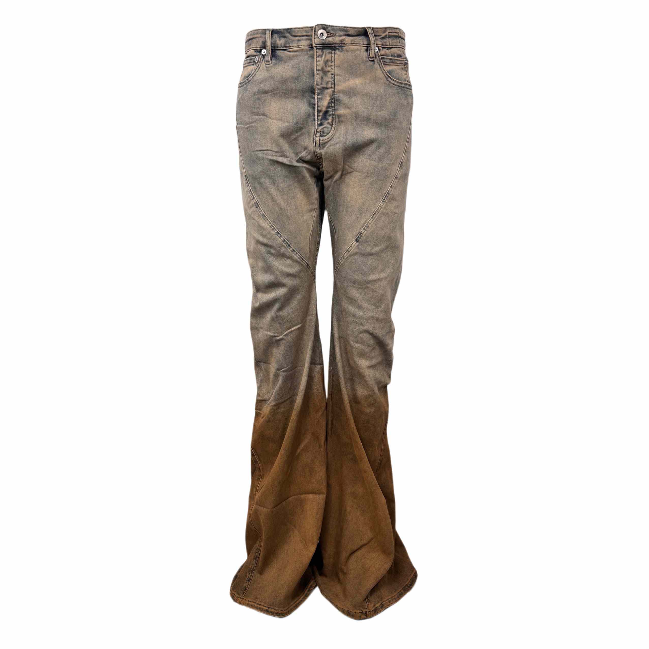 Rick Owens DRKSHDW Ombré-effect Bootcut Jeans - FashionPlug