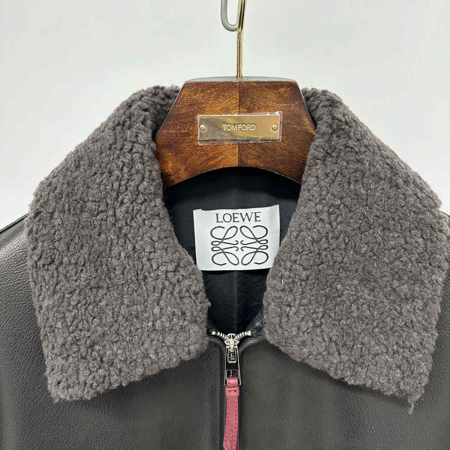Loewe Bomber Jacket In Nappa Lambskin - FashionPlug