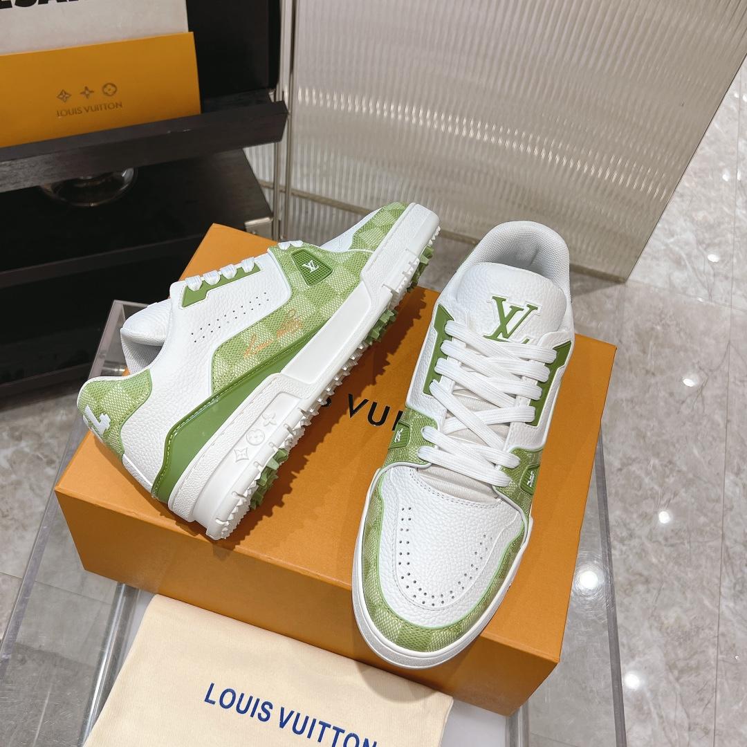Louis Vuitton LV Trainer Sneaker    - FashionPlug