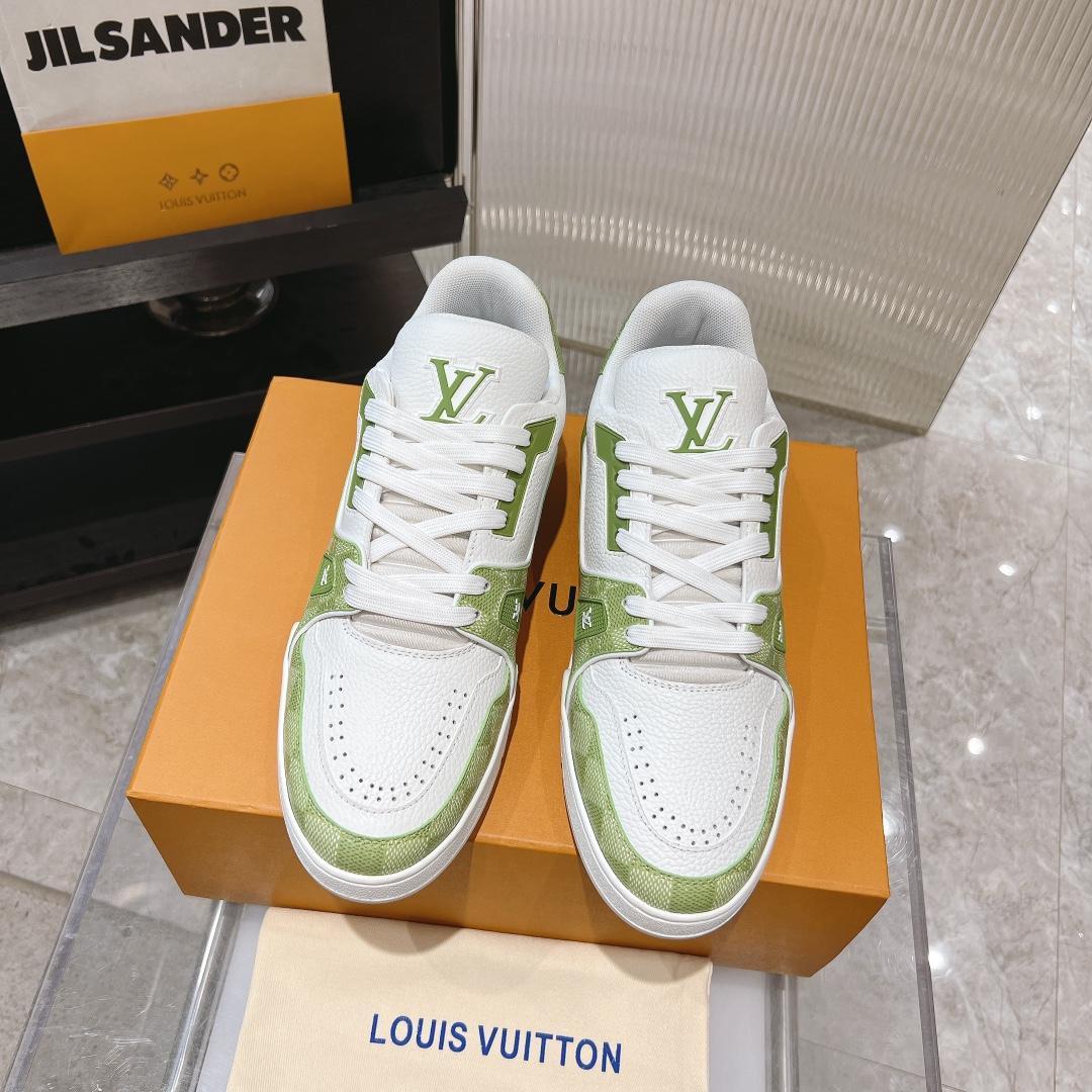 Louis Vuitton LV Trainer Sneaker    - FashionPlug