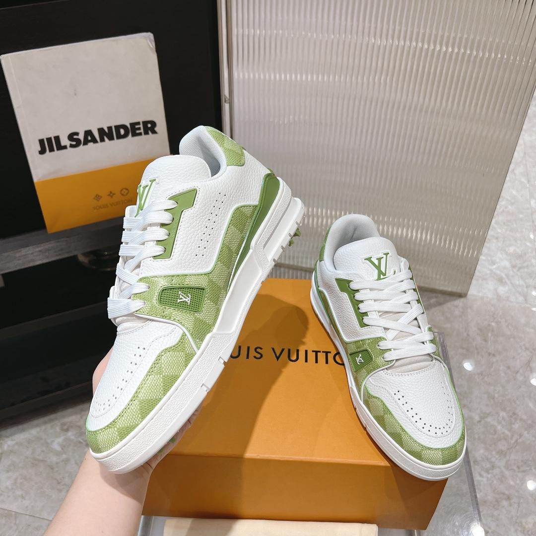 Louis Vuitton LV Trainer Sneaker    - FashionPlug