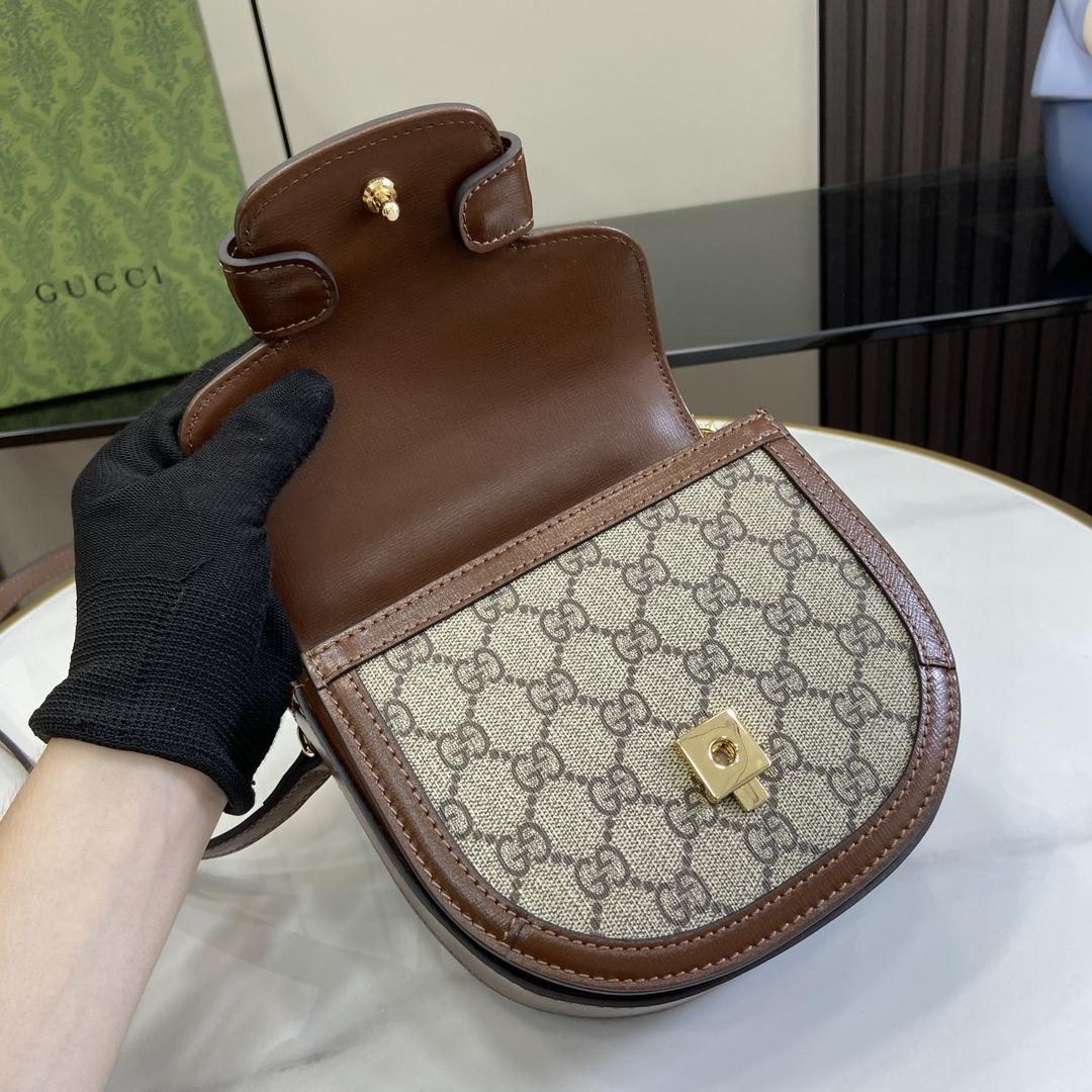 Gucci Horsebit 1955 Mini Top Handle Bag - FashionPlug