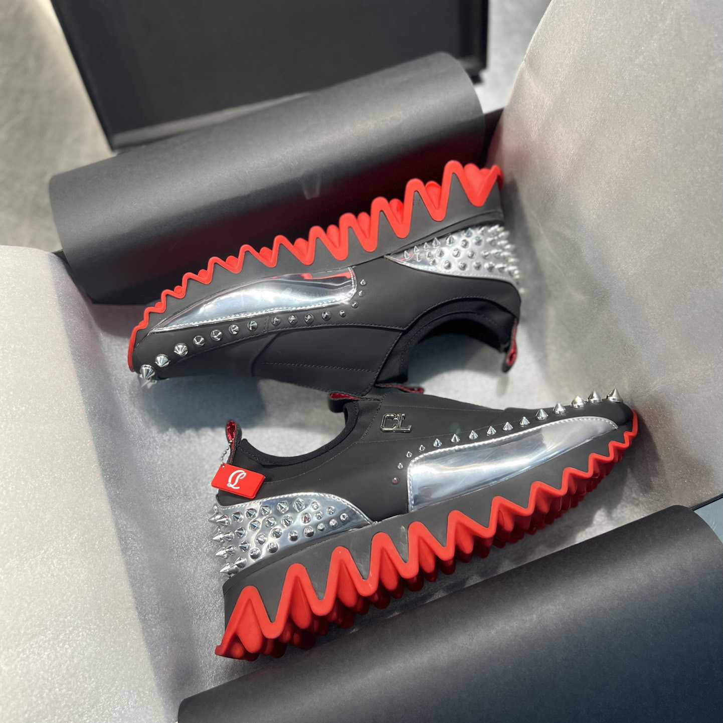 Christian Louboutin Khonshu Crescent  - FashionPlug