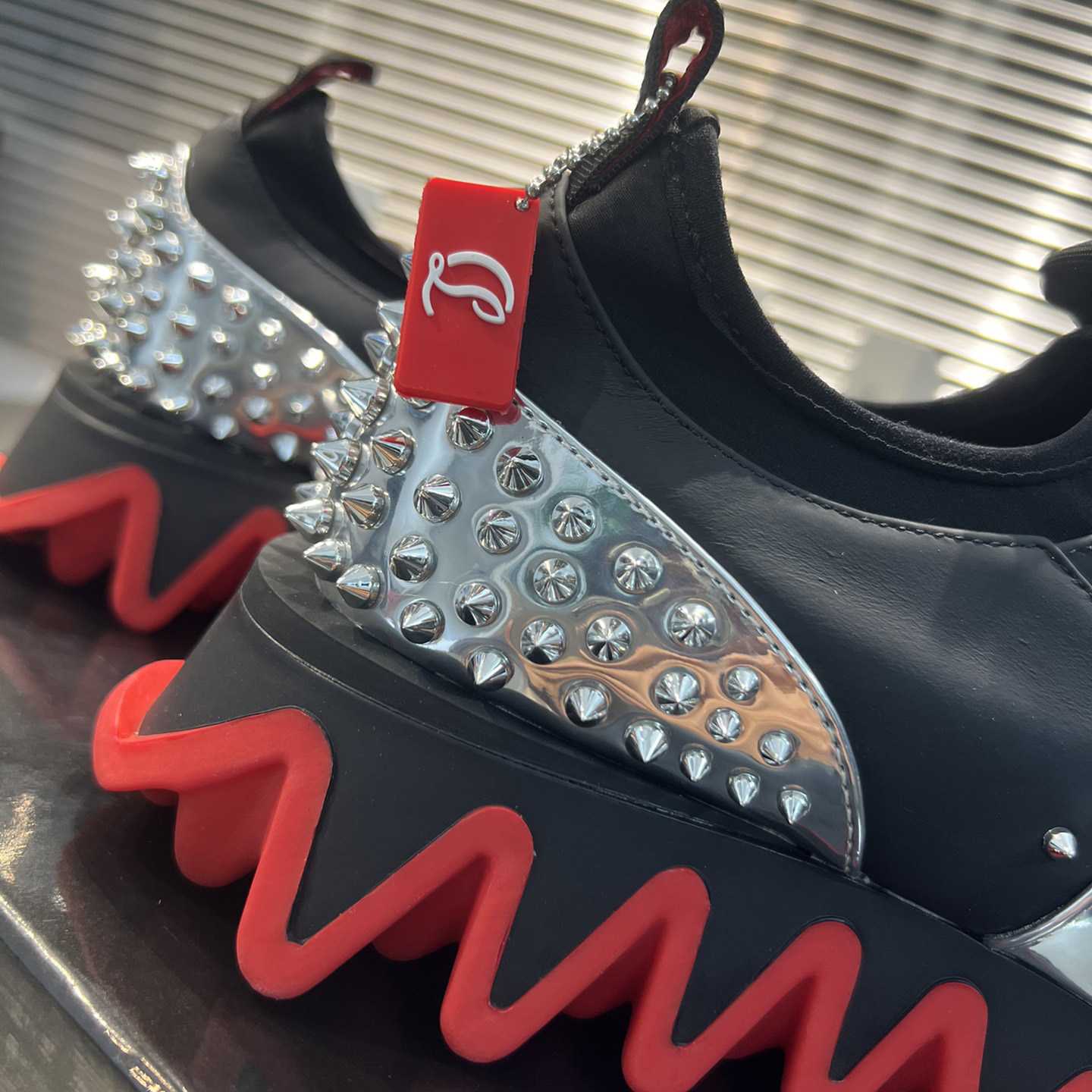 Christian Louboutin Khonshu Crescent  - FashionPlug