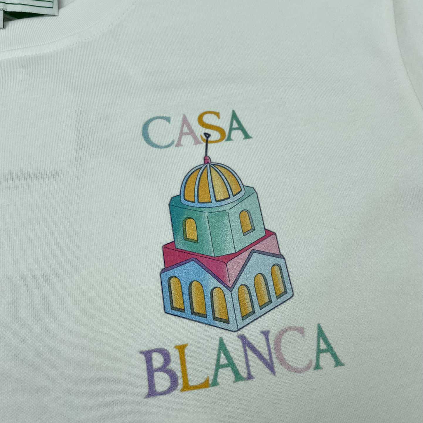 Casablanca Graphic Print T-shirt     C866 - FashionPlug