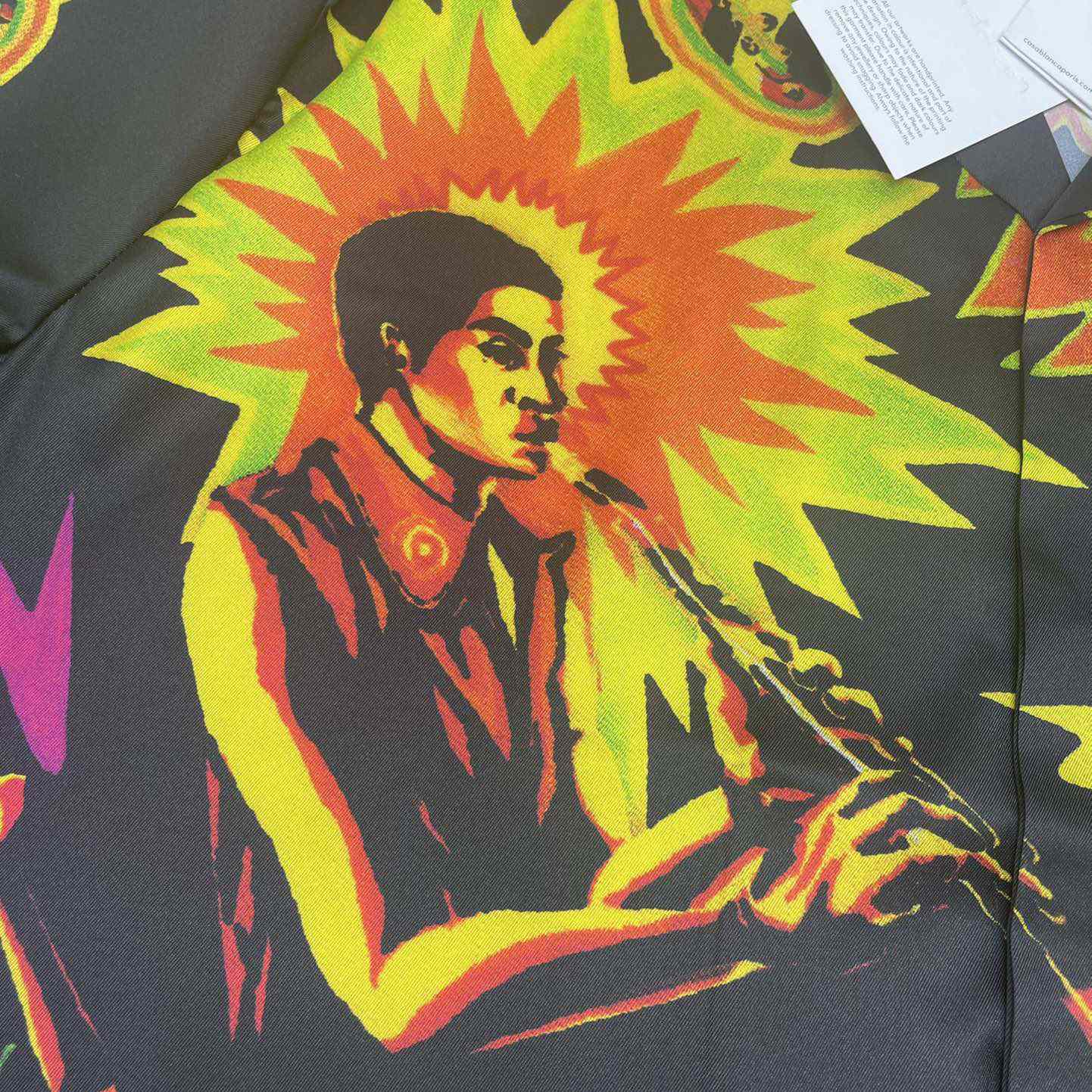 Casablanca Music For the People Silk Shirt   CA3471 - FashionPlug