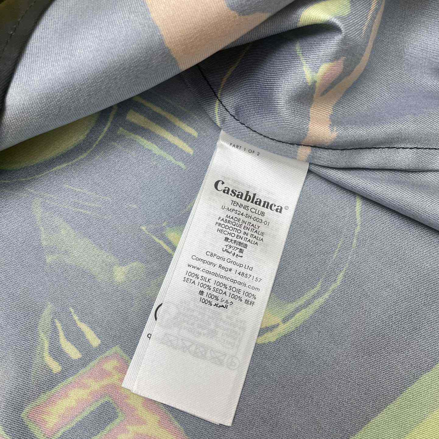 Casablanca Music For the People Silk Shirt   CA3471 - FashionPlug