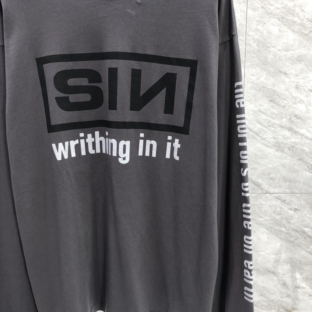 Saint Michael Long Sleeve Tee - FashionPlug