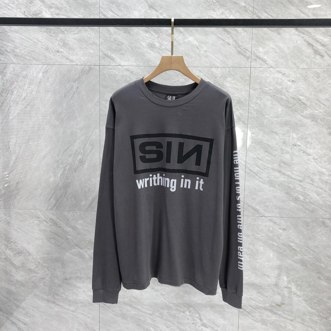 Saint Michael Long Sleeve Tee - FashionPlug