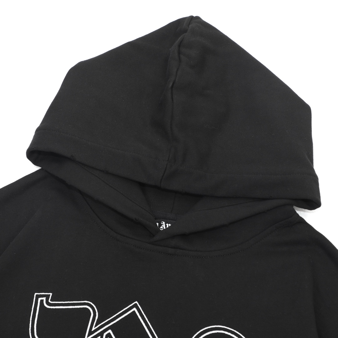 Palm Angels Monogram Statement Hoody - FashionPlug
