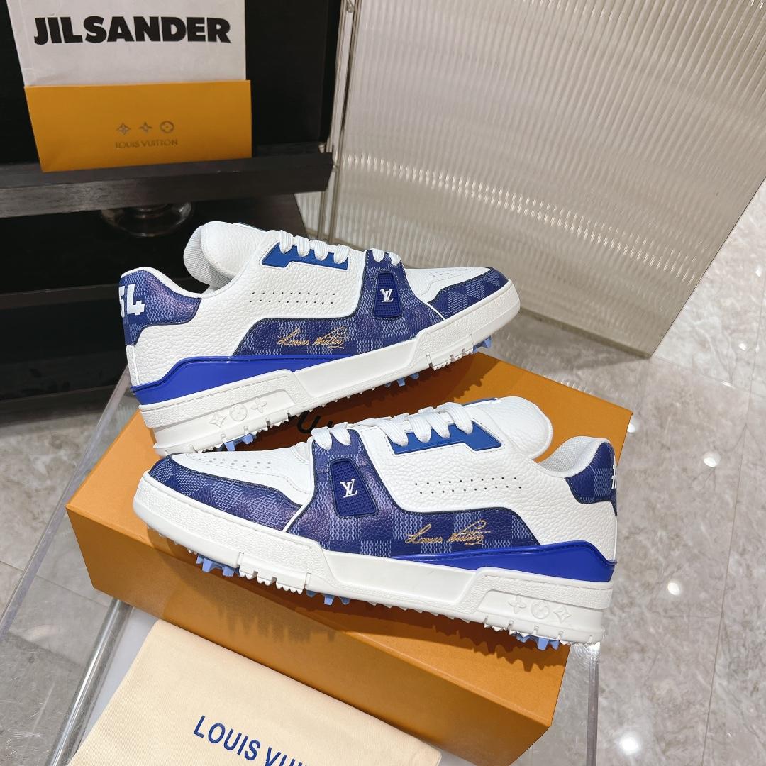 Louis Vuitton LV Trainer Sneaker    - FashionPlug