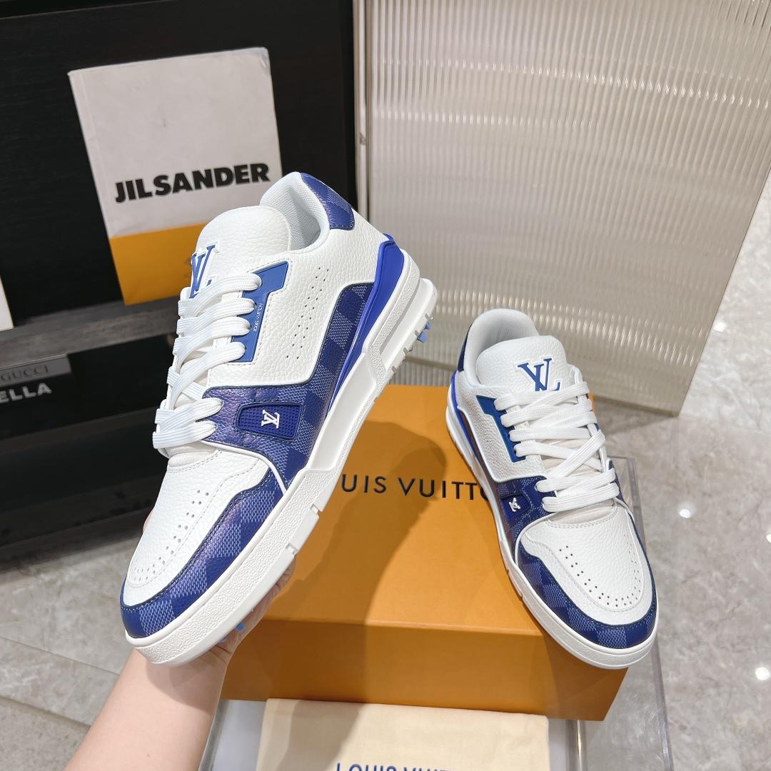 Louis Vuitton LV Trainer Sneaker    - FashionPlug