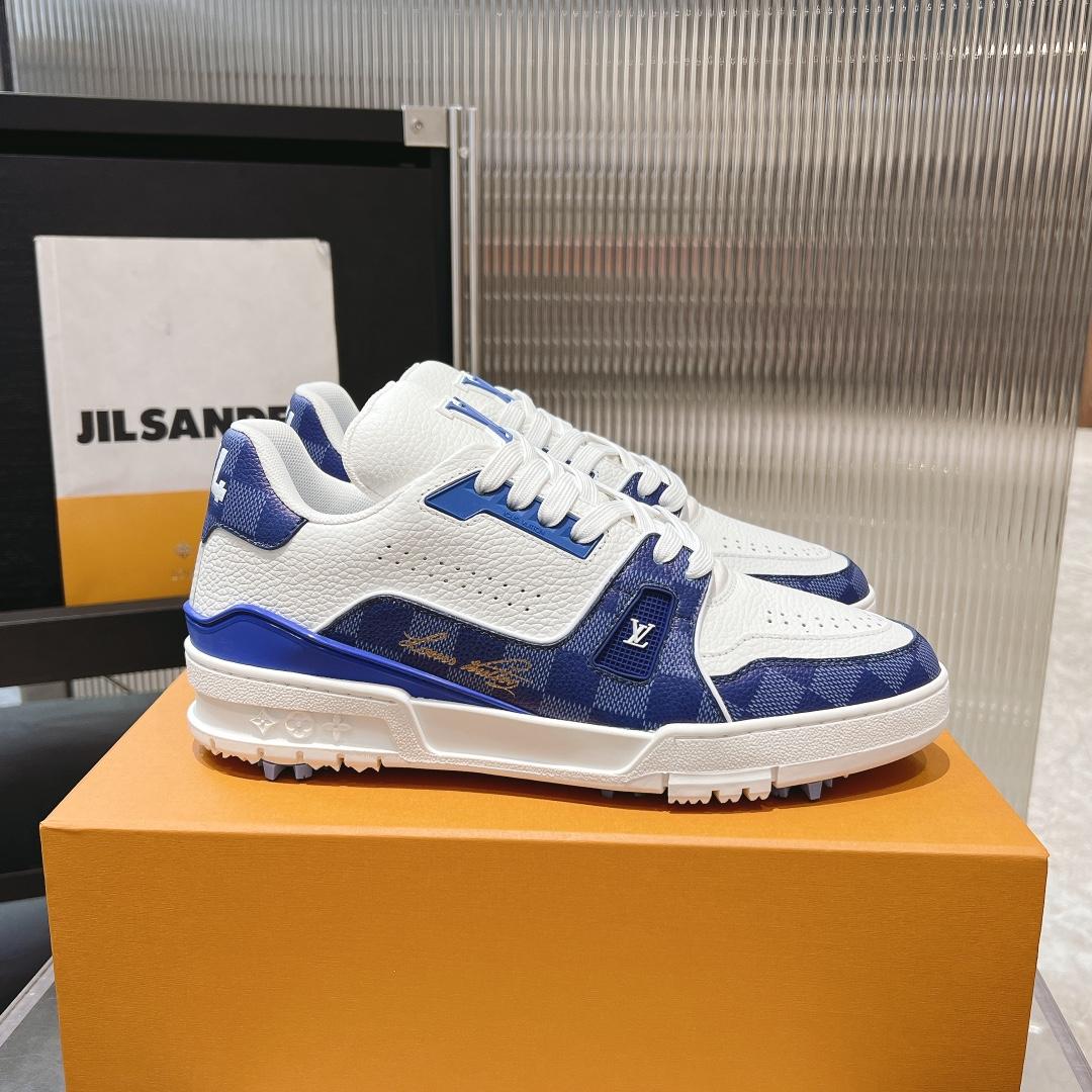 Louis Vuitton LV Trainer Sneaker    - FashionPlug